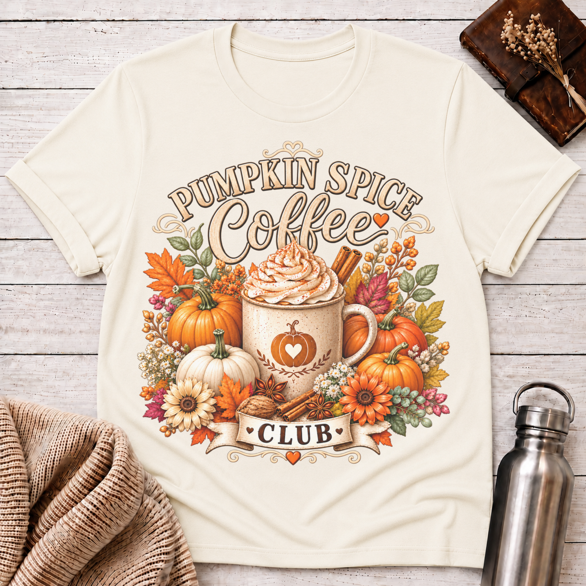 Pumpkin Spice Coffee Club T-Shirt