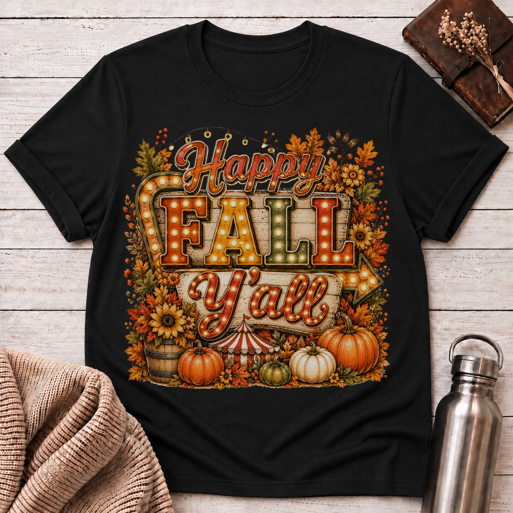 Happy Fall Y'all T-Shirt