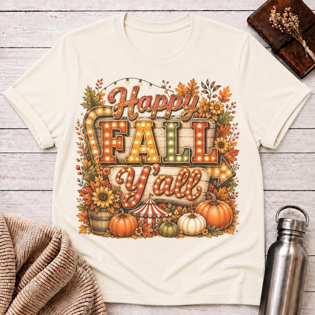 Happy Fall Y'all T-Shirt